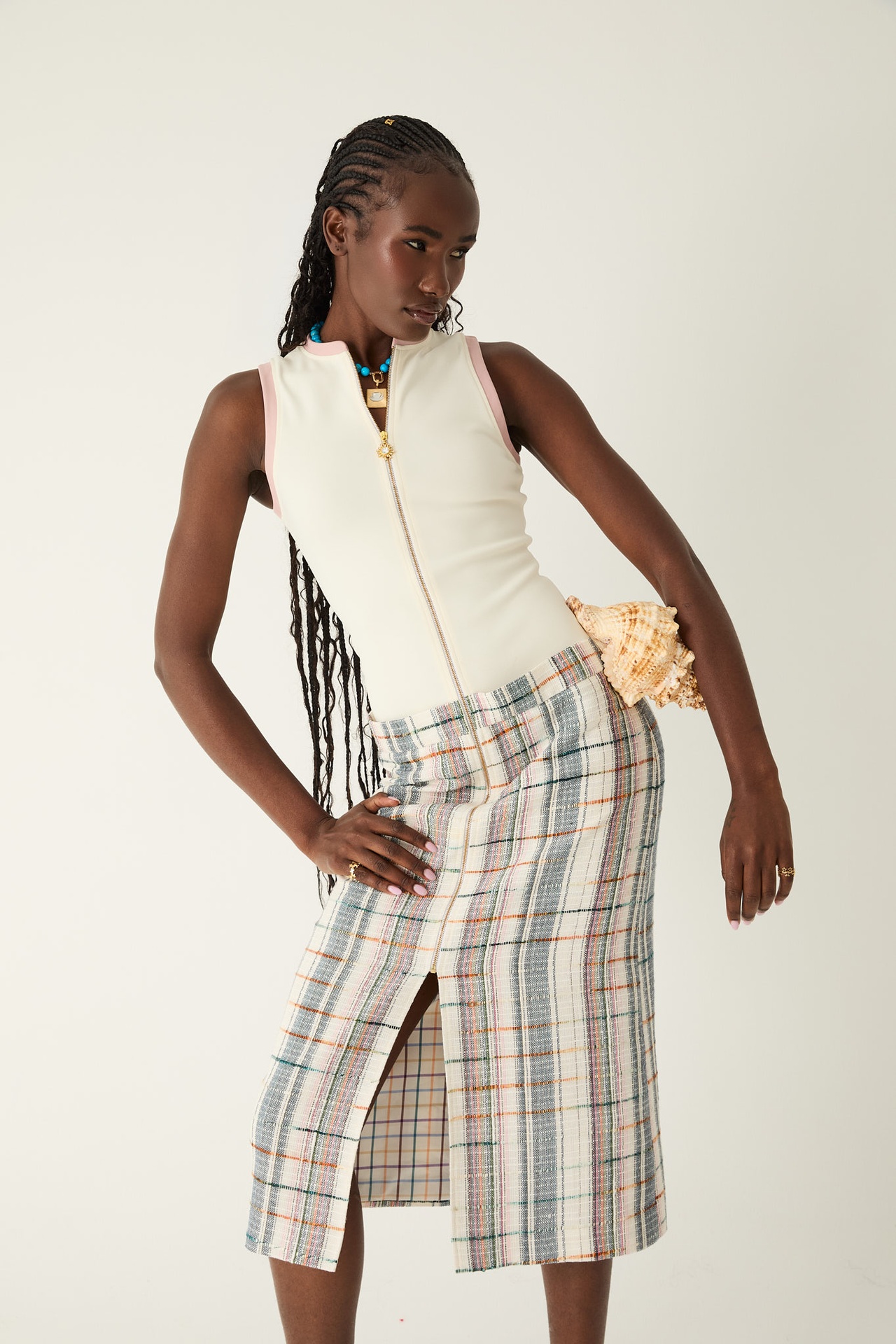 Anashe Tweed Dress