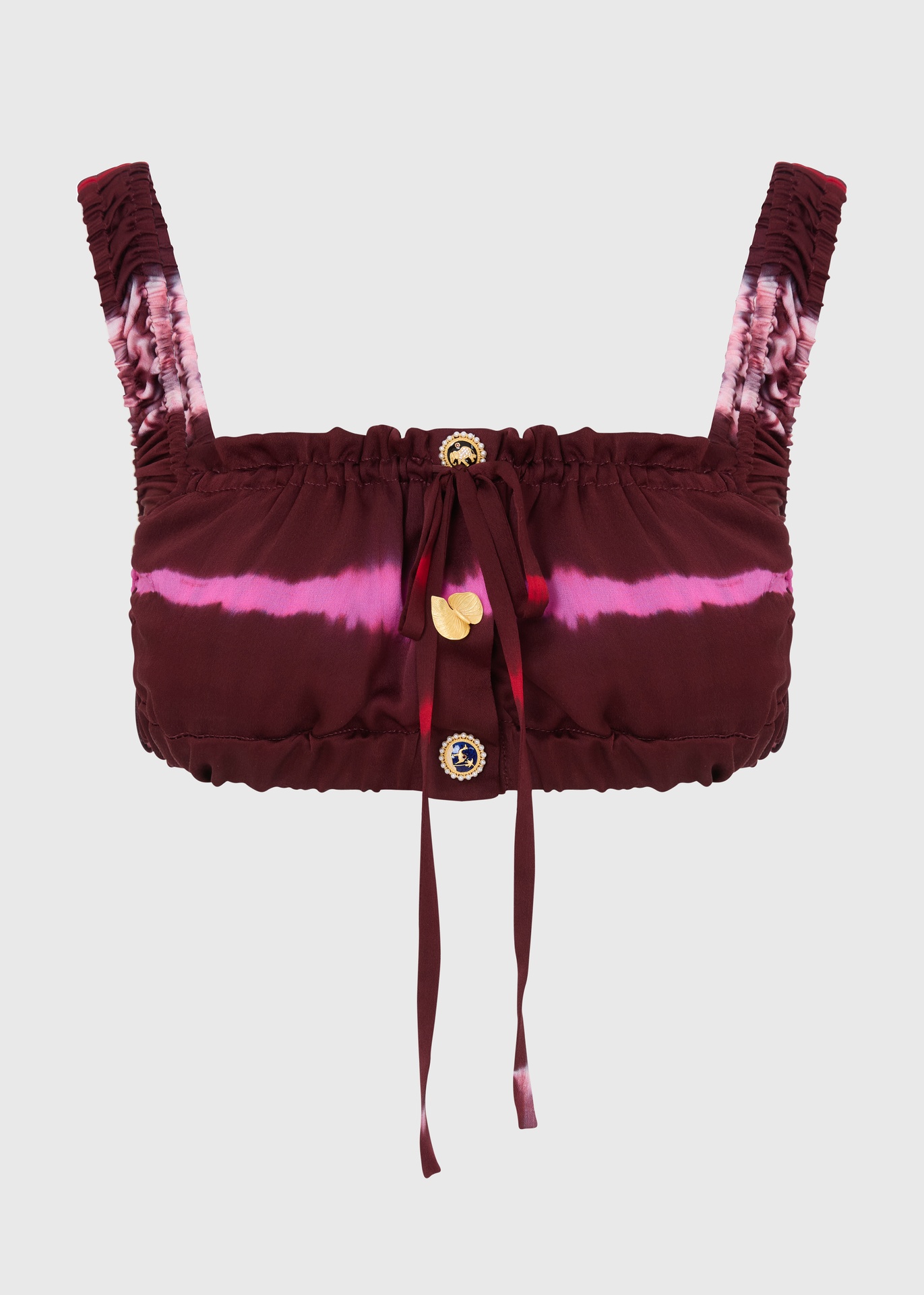 Soleia Red Silk Bralette (Size UK8)